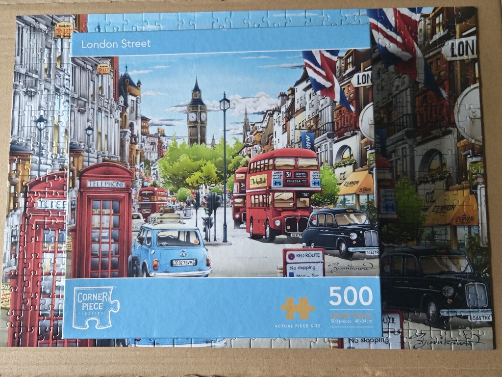Puzzle 500 el "London Street" + gratis