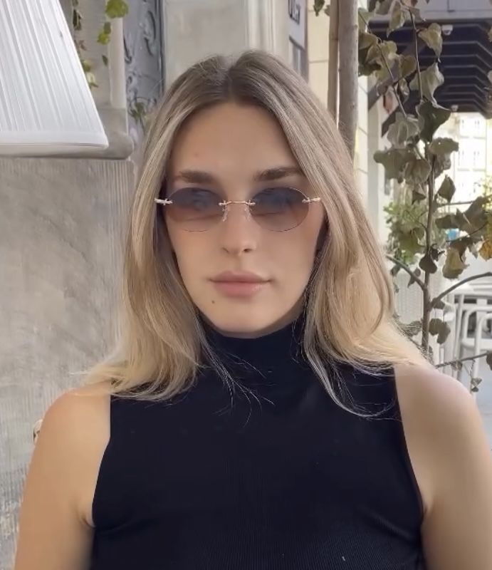 Безоправні сонцезахисні окуляри Carolina Lemke, оригінал модель VIC