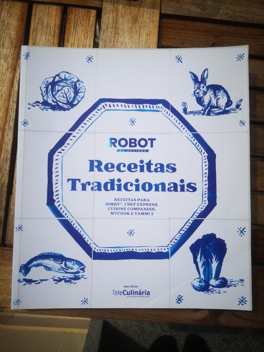 Livros receitas para robôs de cozinha
