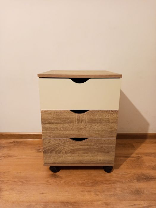 Jysk ABBETVED komoda 3 szuflady szafka nocna