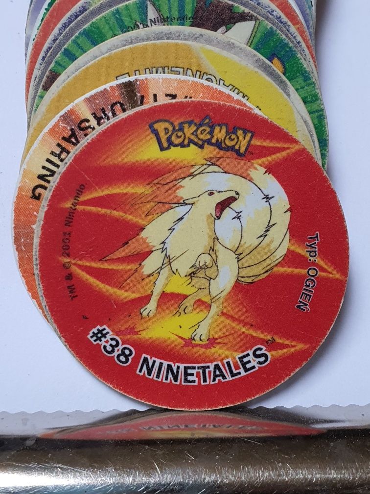 Pokemon tazo tazos 2000r kolekcja
