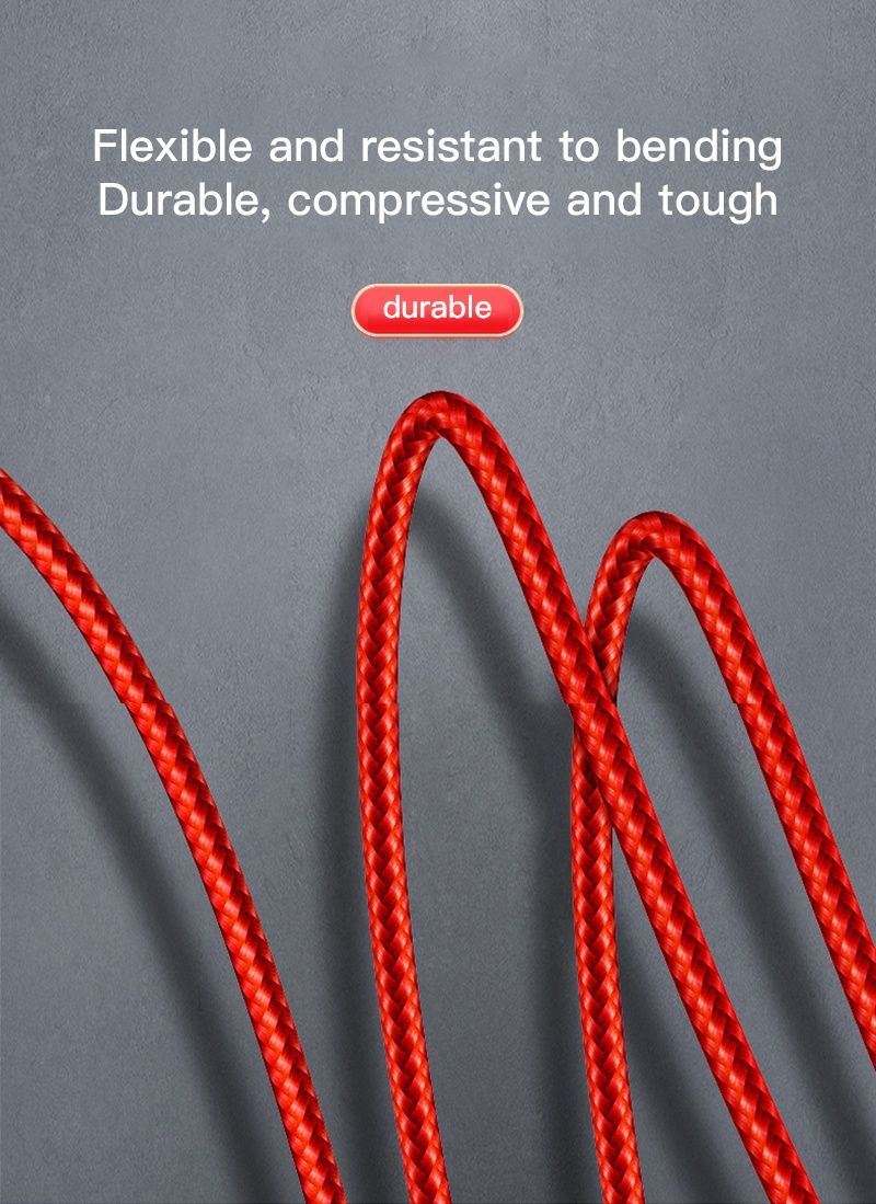 Kabel USB - USB typ C / microUSB / szybkiego ładowania i 1,2 m