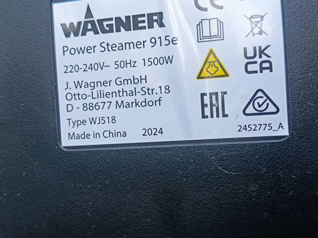Odkurzacz myjka parowy Wagner