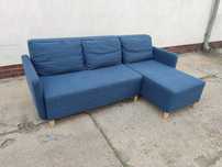 Narożnik BENNEBOL DOWÓZ GRATIS IKEA transport granatowy sofa 3-osobow