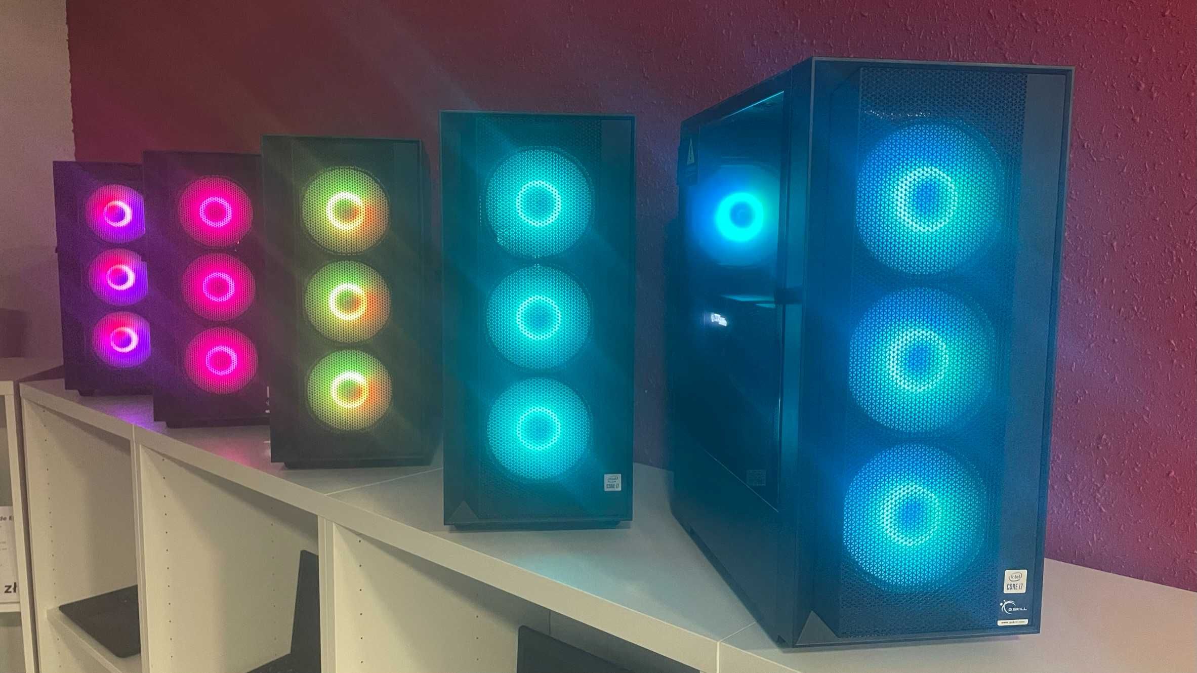 Nowy Komputer Gamingowy i5-14400F 32GB 1TB SSD AMD Radeon RX 6600 8GB