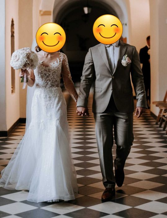 Suknia ślubna, syrenka