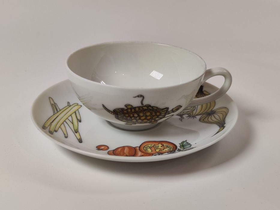 1 Duo Krautheim: rak, szparagi, cebula i pomidory, Niemcy lata 1960-70