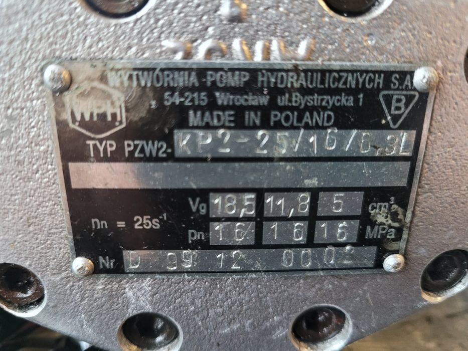 Pompa hydrauliczna olejowa BIZON Bs z110 hydrostatic  DYNAMIC
