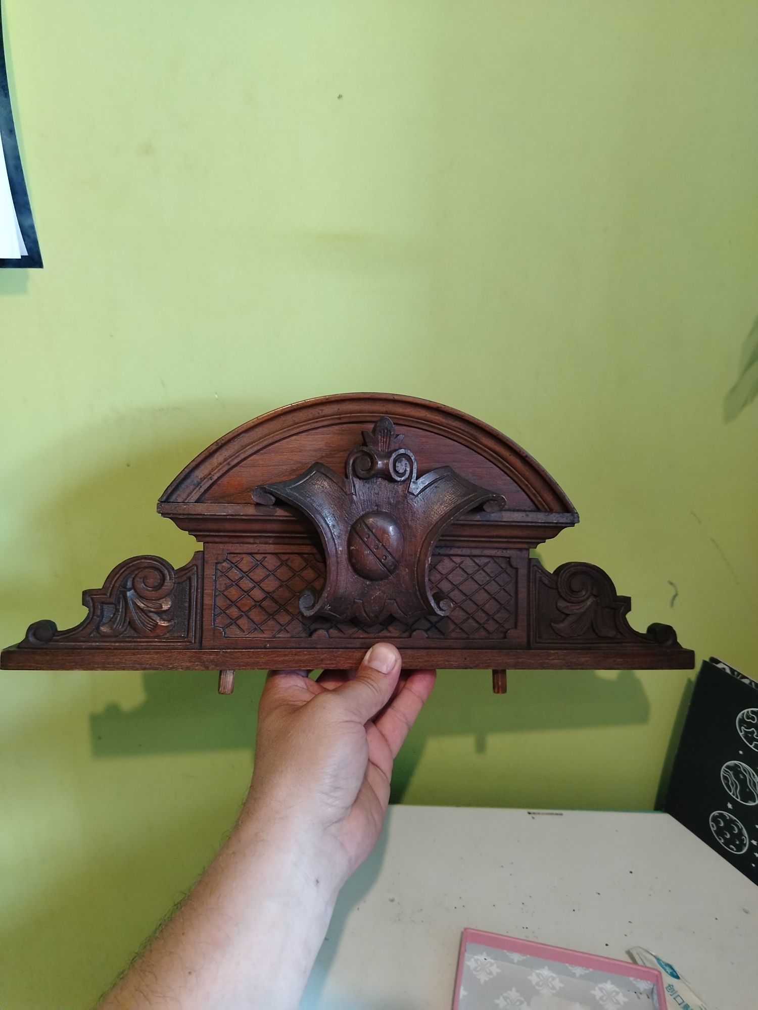 Stara górka do zegara szerokość 46cm