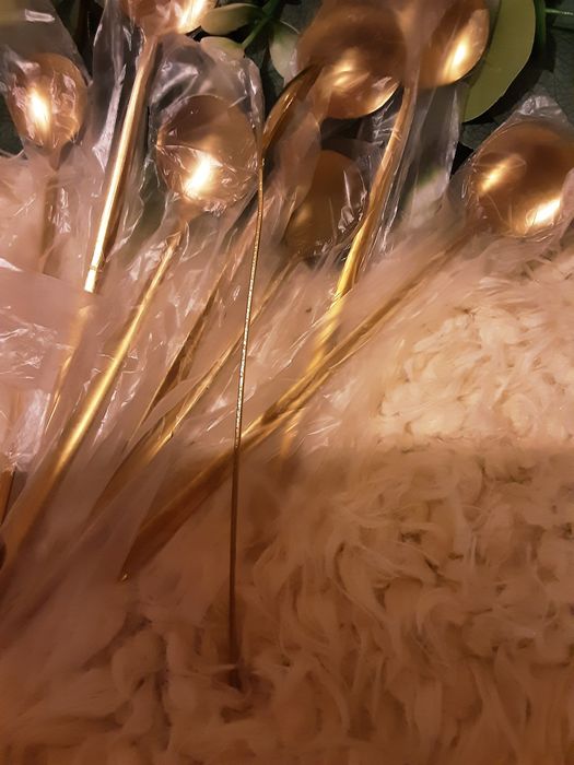 Чайні ложечки з подовженою ручкою,  набір з 8 штук, ціна за набір