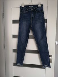 Spodnie jeansy wysoki stan rozmiar M