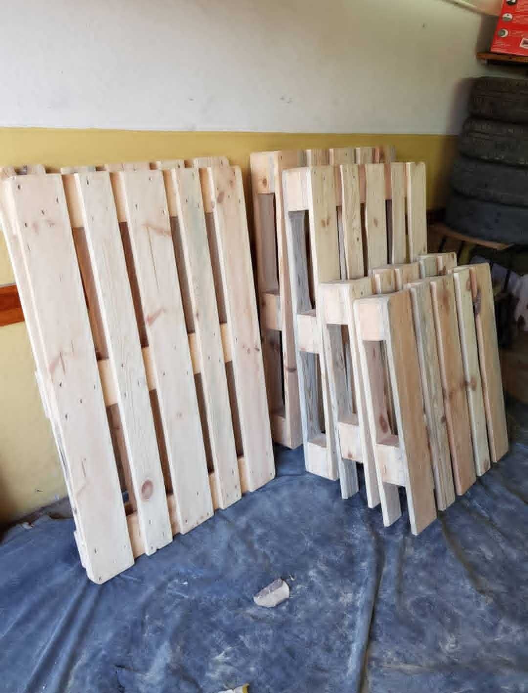 Łóżko z europalet 160x200 modułowe