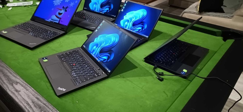 Laptopy ThinkPad X1 Carbon Seria T, P, L, E Ryzen 7 i7 OLED RTX W11P