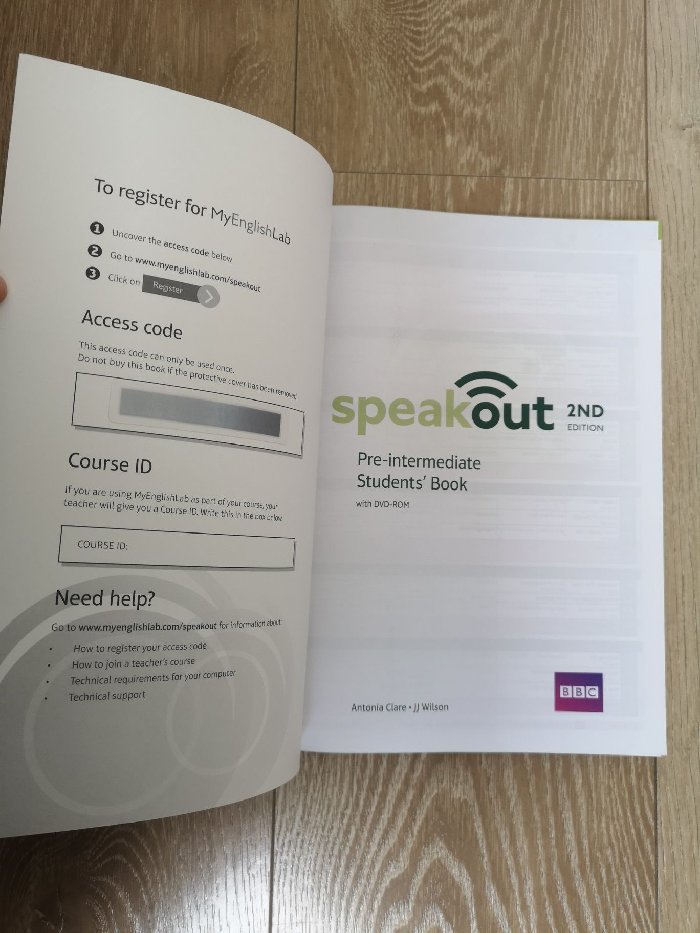 Speakout 2 edition Pre-intermediate students book with MyEnglishLab