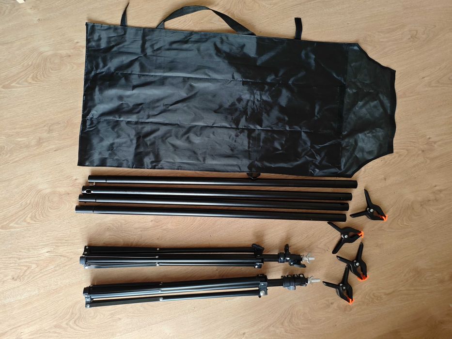 Комплект: Тримач фону (ворота) 2.4х3м + Новий вініловий фон 2.5м