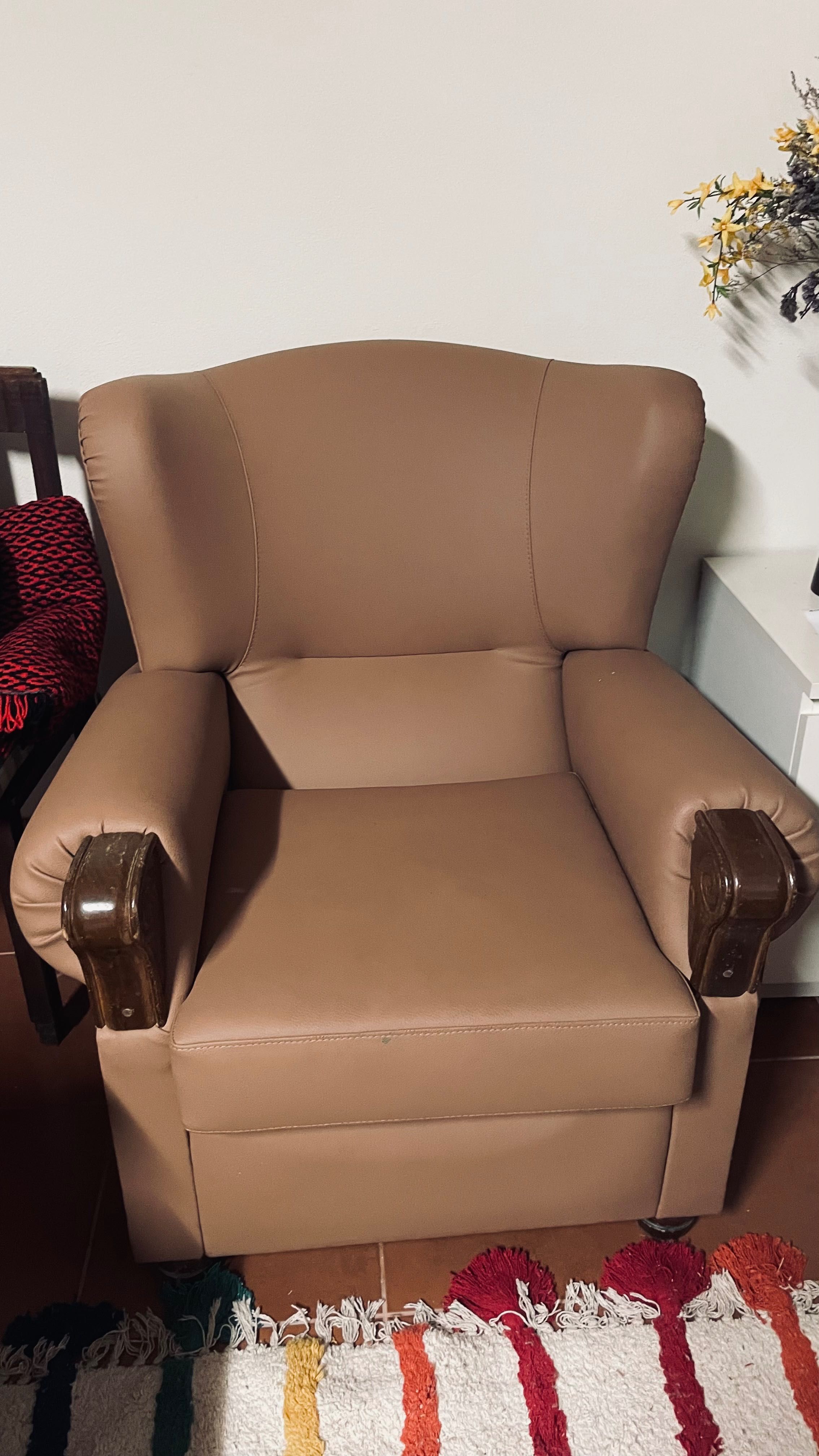 Conjunto de sofás estofados Napa Camel