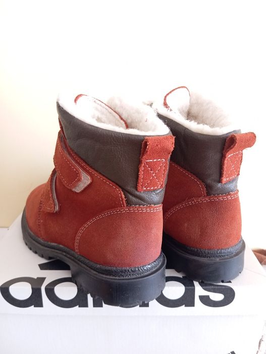 Стильні зимові чобітки черевики унісекс 35 розмір 22 см устілка с