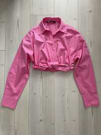Розовая рубашка Zara размер S