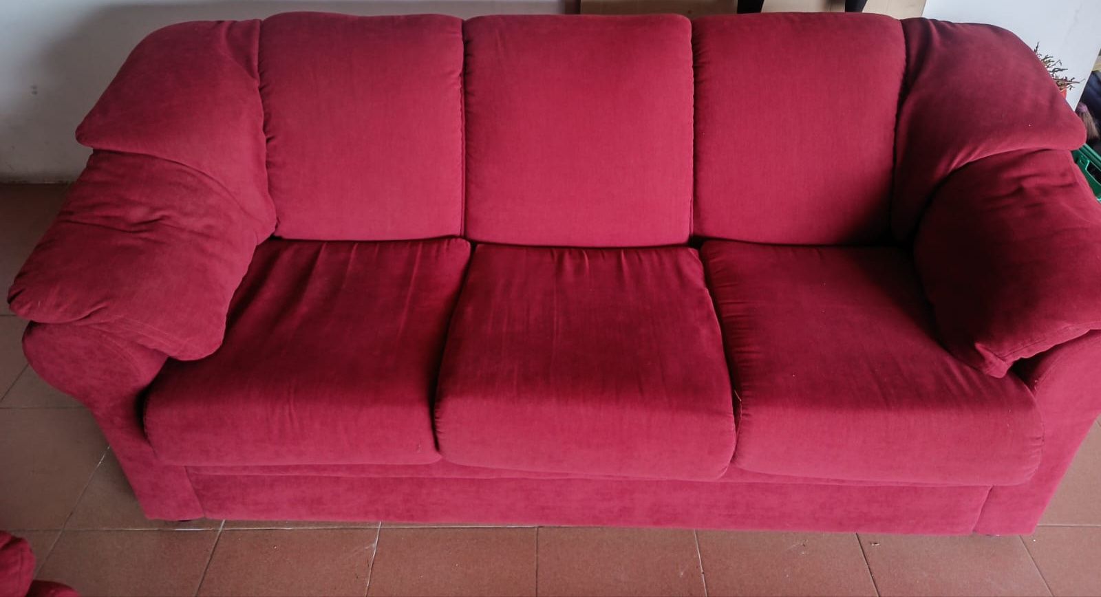 Conjunto sala - sofás, mesa de centro e carpete