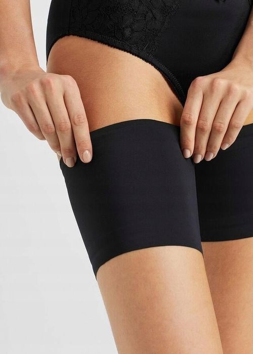 B.P.C samonośne opaski przeciw otarciom ud czarne r.L/XL