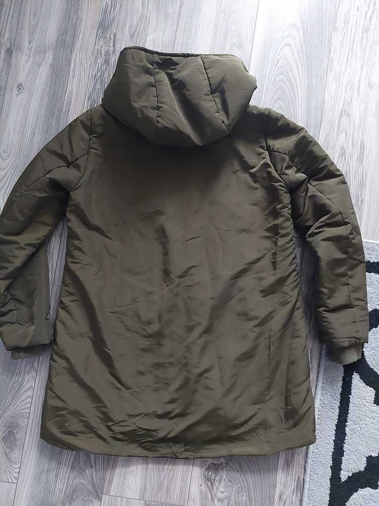 Stradivarius oliwkowa kurtka M