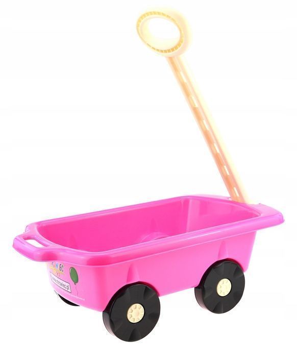Wózek Taczka Do Piasku Z Rączką Polski Produkt Róż Superzabaweczki