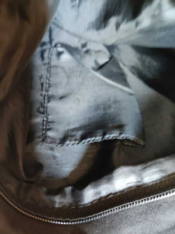 bawełniana boho płócienna torba worek shopper zasuwana listonoszka