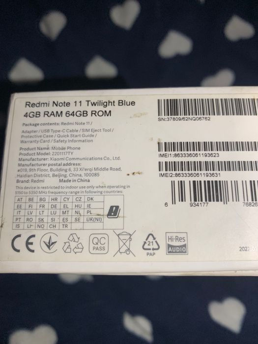 Red I note 11  НА ЗАПЧАСТИНИ телефон хороший