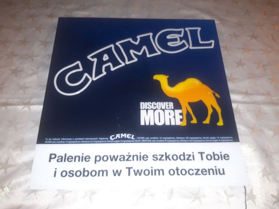 Reklama podświetlana Camel unikat