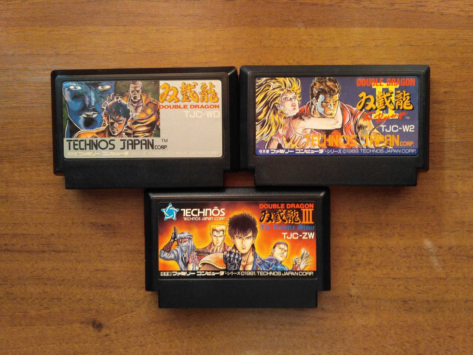 Картриджи Famicom Double Dragon