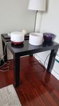 Mesa de Apoio Preta – IKEA LACK (Como Nova)
