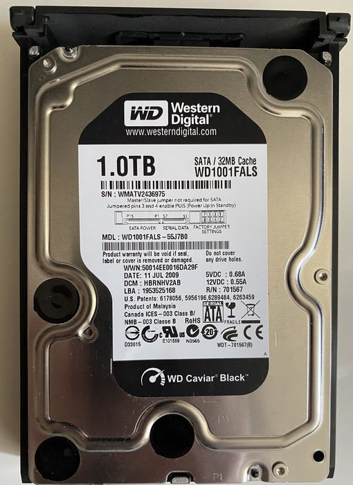 Жесткий диск Western Digital 1TB