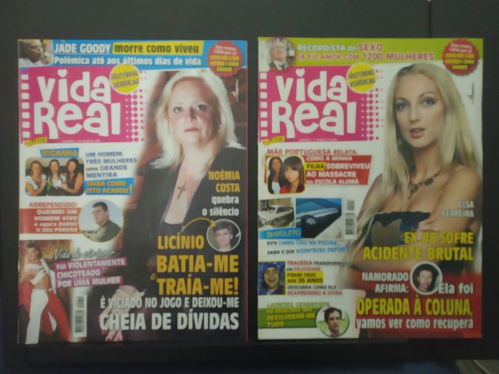 12 Revistas  VIDA REAL  (2008/09)