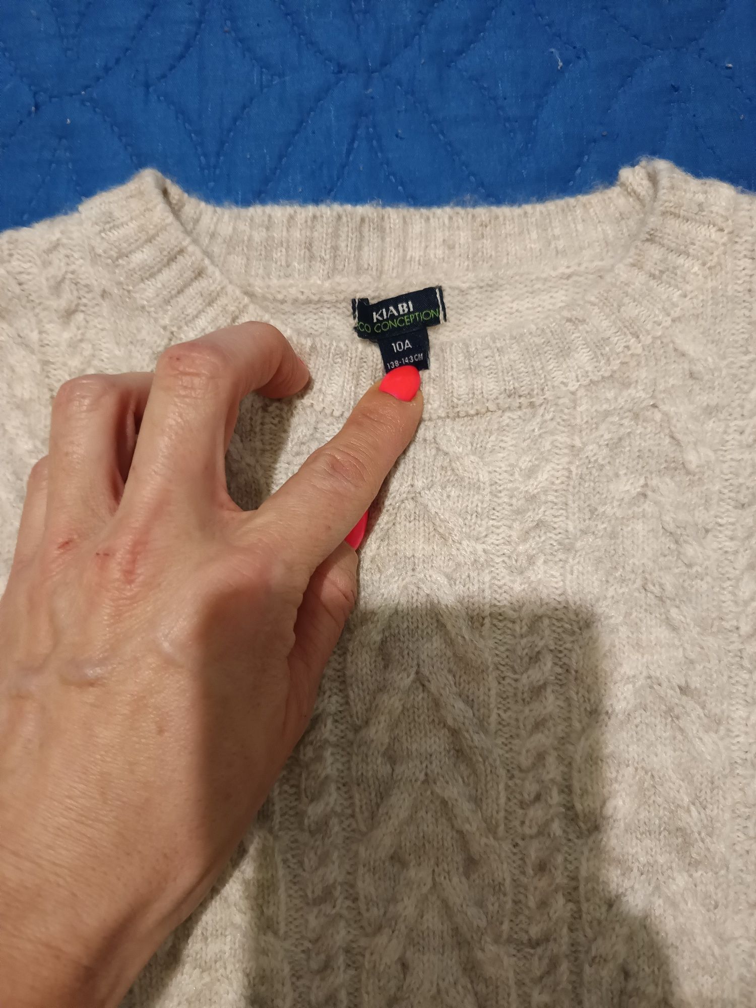 Blusa malha e sweat 10 anos