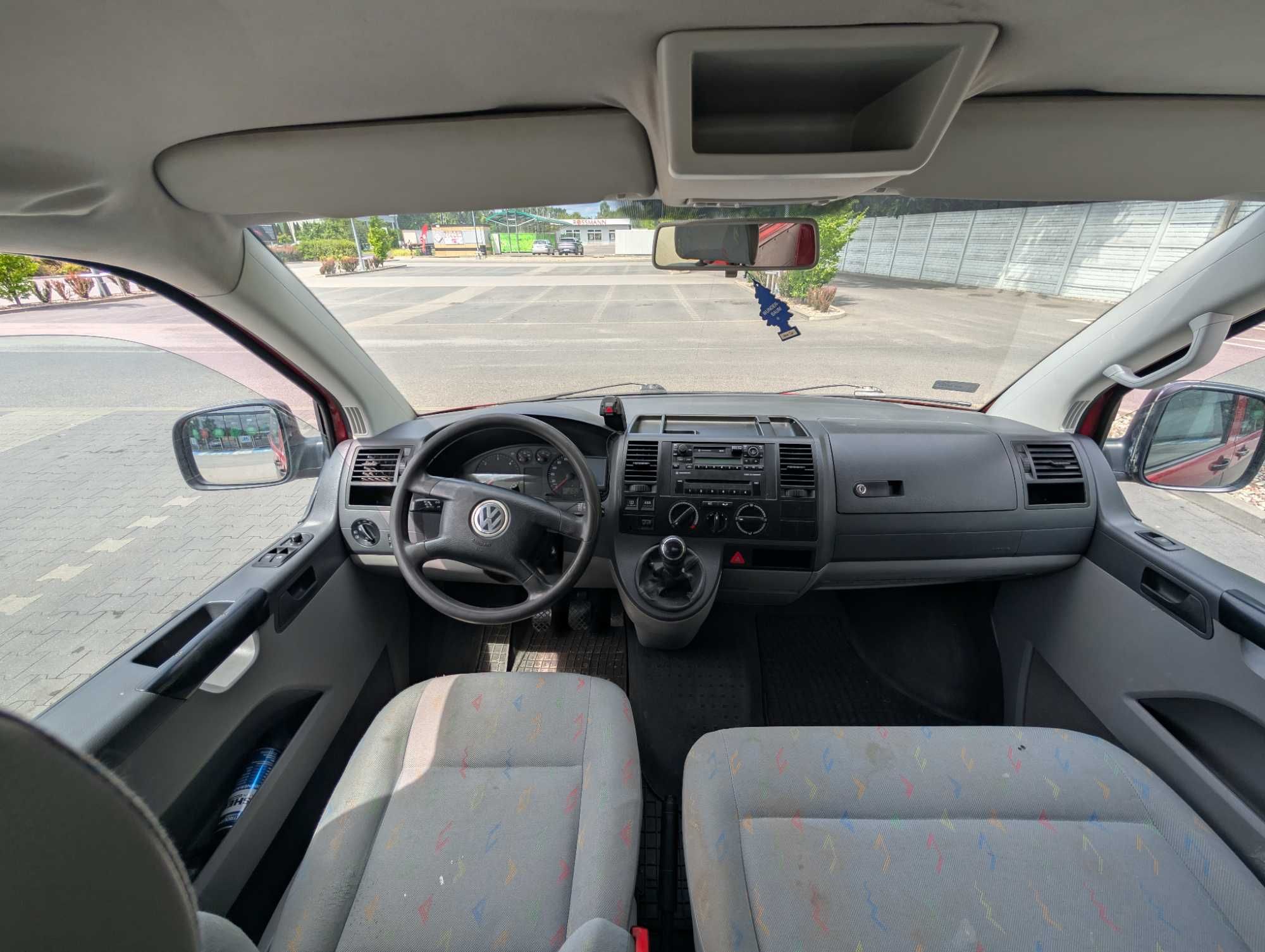 Volkswagen Transporter T5 2.5tdi 2004r. 3os. ciężarowy