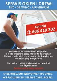 Naprawa Serwis Okien i Drzwi PVC DREWNO ALUMINIUM