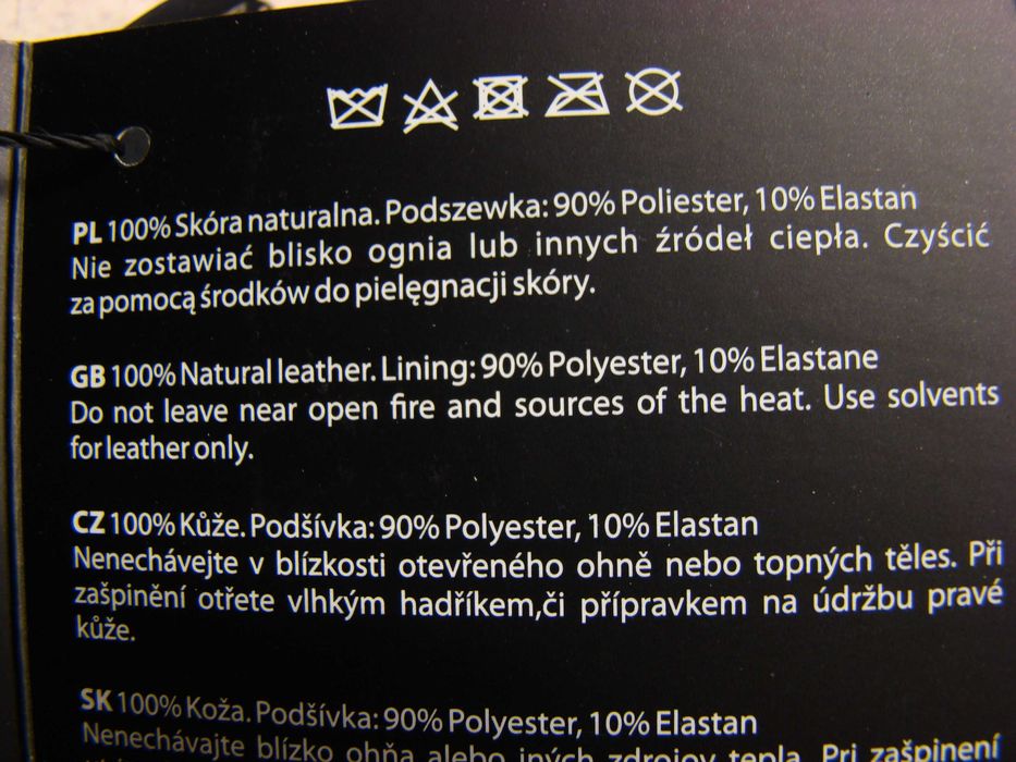 Skórzane rękawiczki męskie Wojas XL zimowe dotykowe eleganckie wygodne