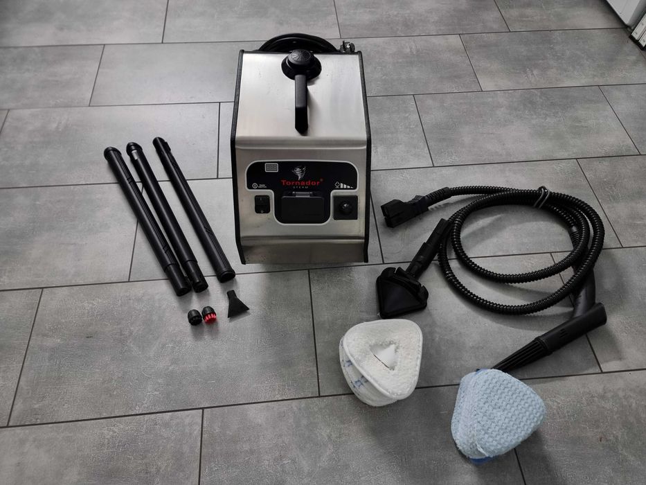 Nowa myjka parowa TORNADOR STEAM + Dodatki