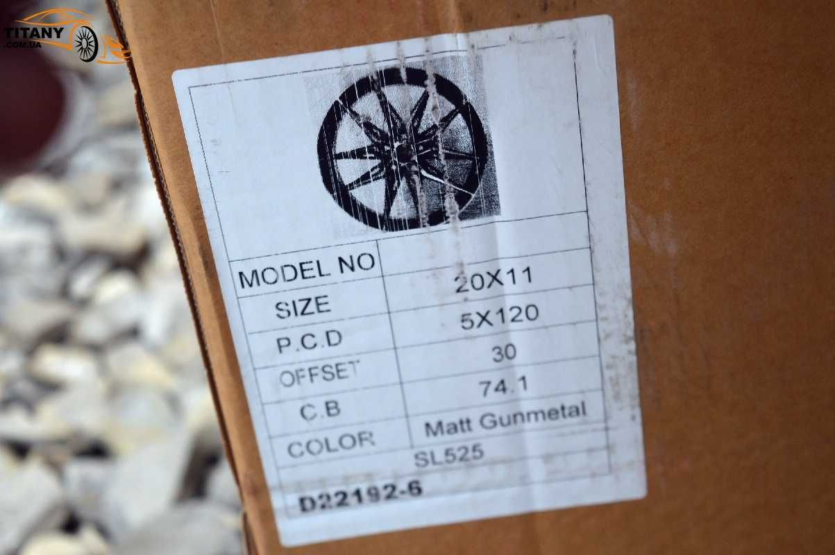 Різноширокі R20 5x120 10j-11j BMW X5 X6 X3 E70 E71 F15 F16 Ф15 Ф16 Е70