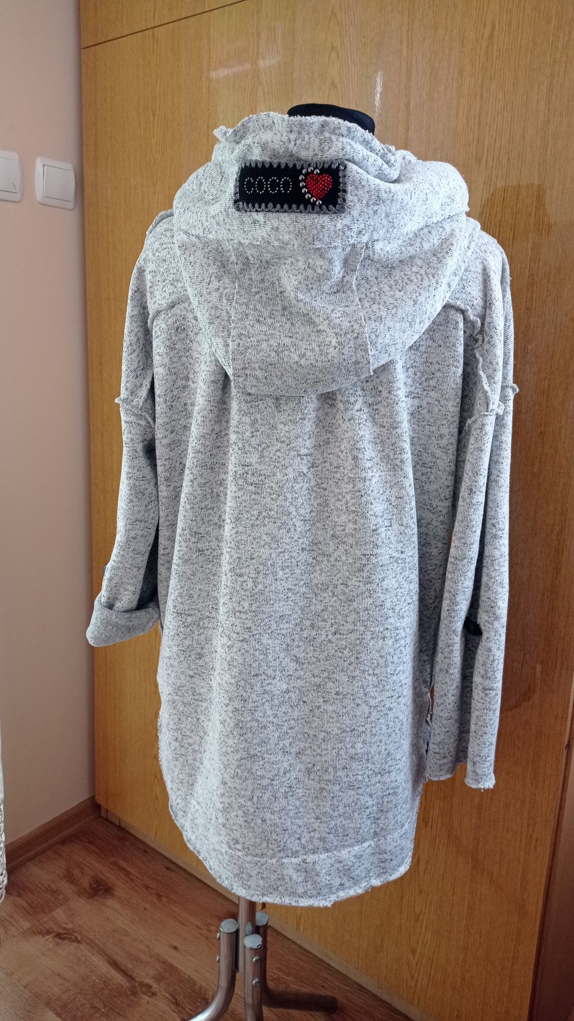 Gruby sweter Cocomore 100% wełna rozmiar 36