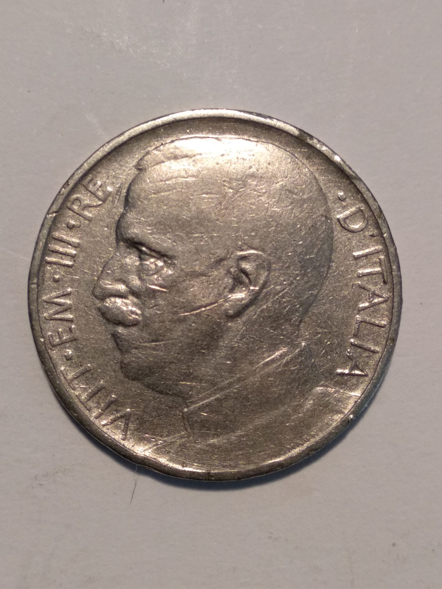 Moeda de 50 Centesimi 1920 Itália