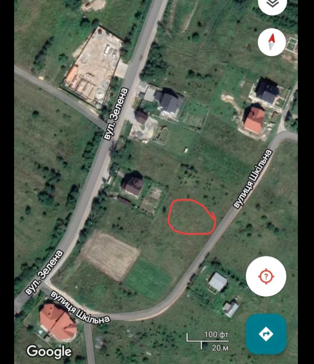 Земельна ділянка с.Давидів