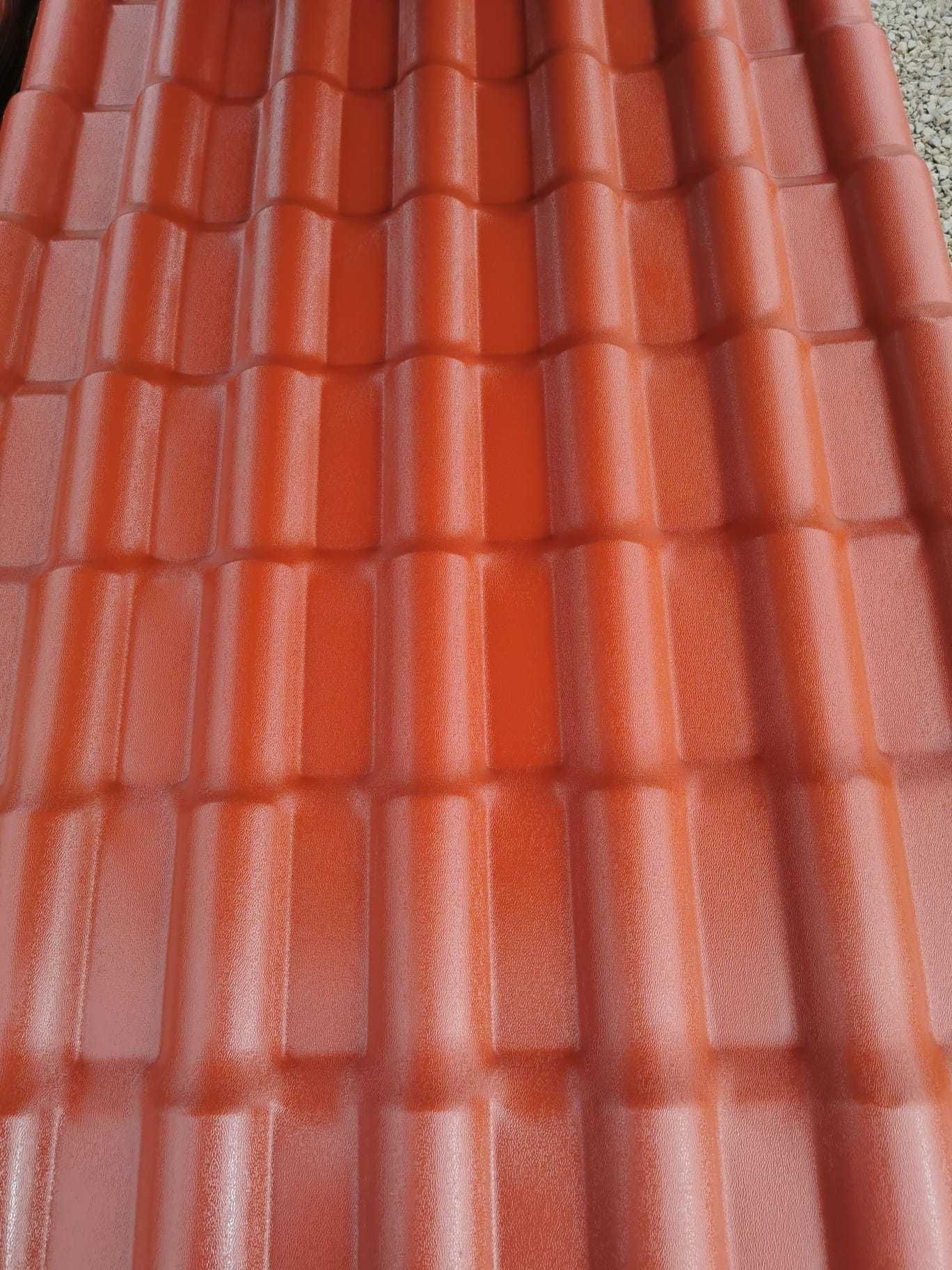 Painel Cobertura em PVC - Imitação de Telha