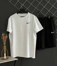 КОМПЛЕКТ Шорти Nike + футболка Nike біла (або чорна на вибір)