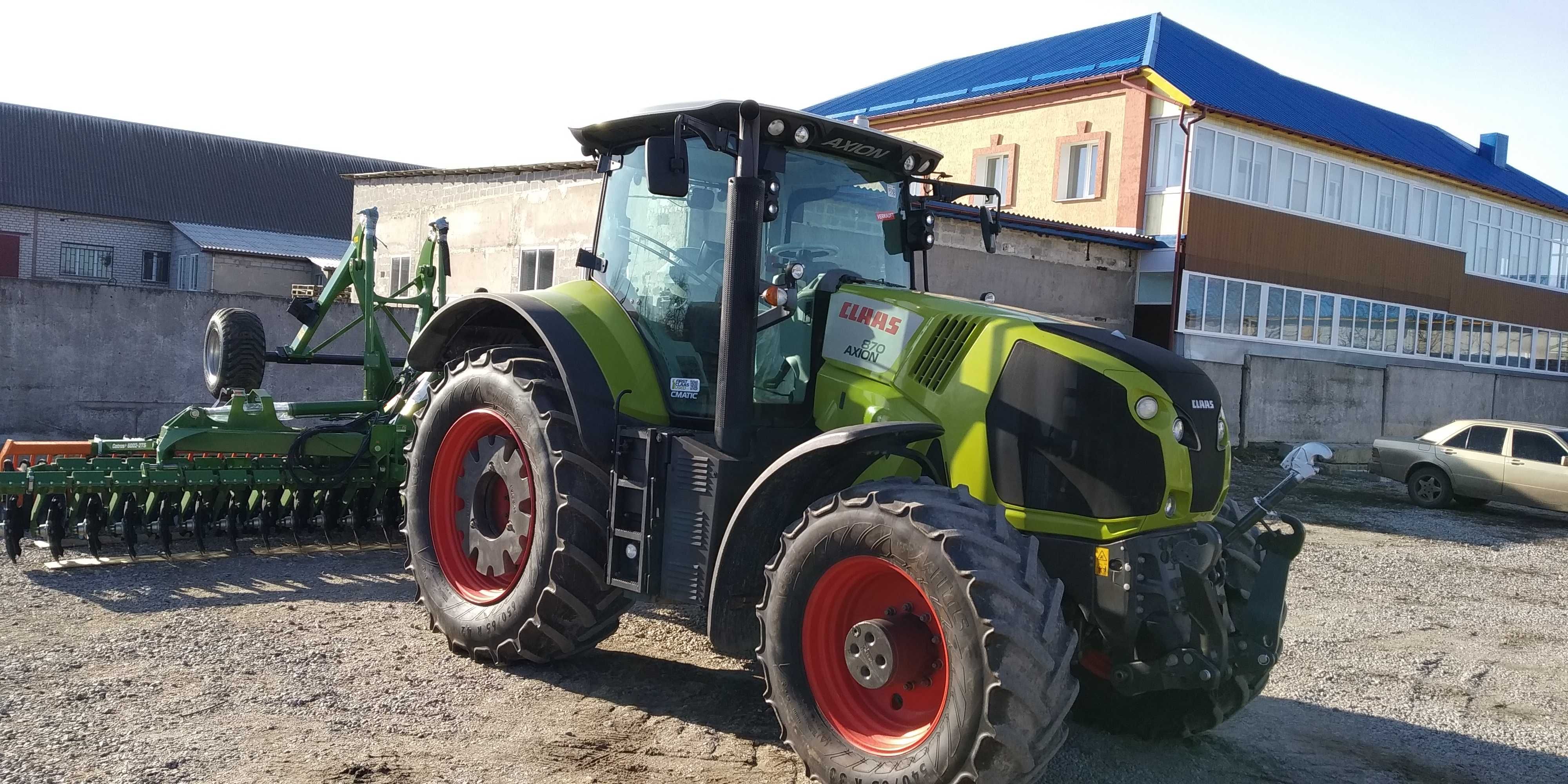 Трактор Клаас.Claas Axion 870. 2017.