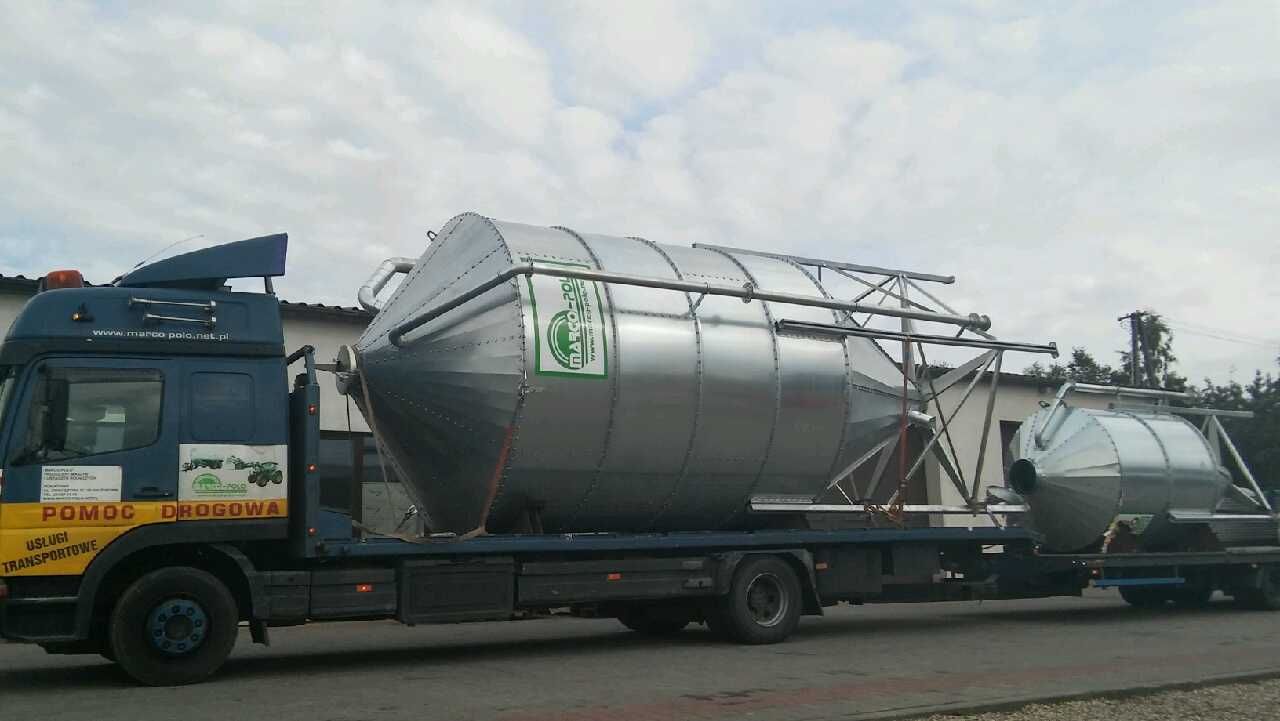Silos Zbożowy Paszowy Lejowy 3/5/6/8/9/12/15/18/20/25/30T Producent PL