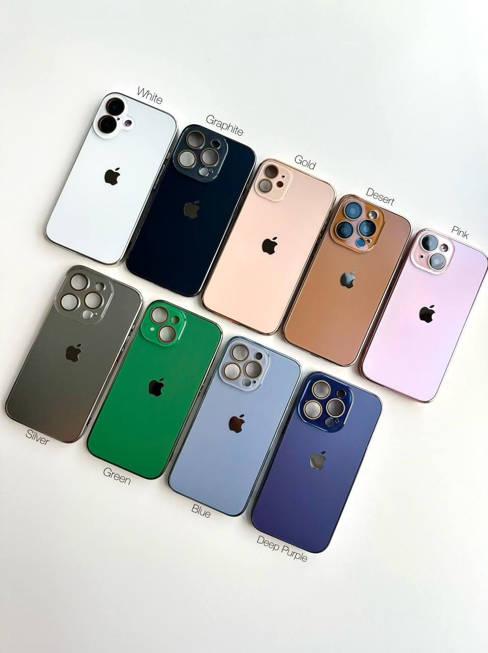 Чохол скляний айфон 16 про макс | iphone pro max matte glass case