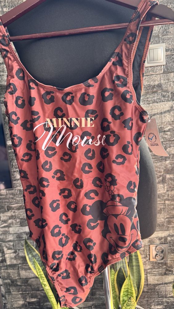 Strój kąpielowy Minnie Mouse M nowy jednoczęściowy Disney