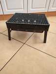 Nowy czarny mini grill walizka