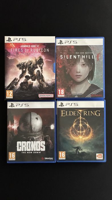 PS5 | Silent hill f, Elden Ring, Armored Core, Cronos New Dawn